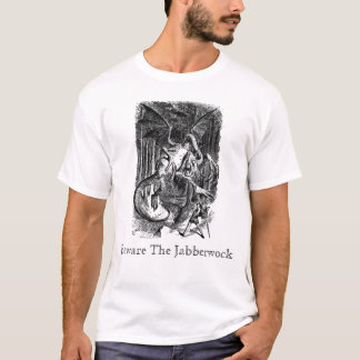 T-shirt Prenez garde du Jabberwock