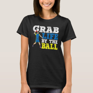 T-shirt Prenez La Vie Par Le Ball Dodgeball Duck Dip Dive 