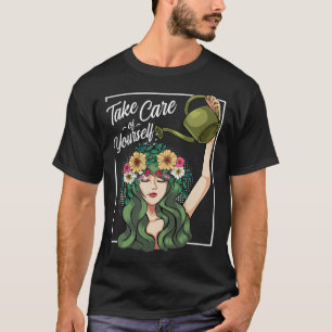 T-shirt Prenez soin de vous-même Amour Corps Ment Positif