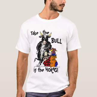 T-shirt Prenez Taureau par les klaxons !