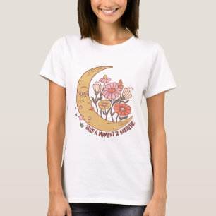 T-shirt Prenez un moment pour respirer - boho super lune f