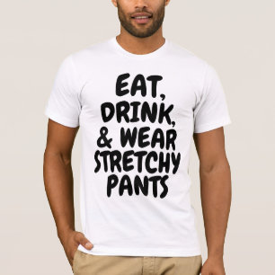 T-SHIRT PRENEZ UN VERRE ET PORTEZ DES PANIERS STRETCHY ANN