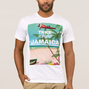T-shirt Prenez un vol ! Affiche de vacances de Jamaica Ret