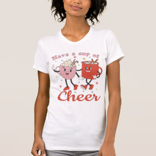 T-shirt Prenez Une Coupe De Noël Retro Rêve