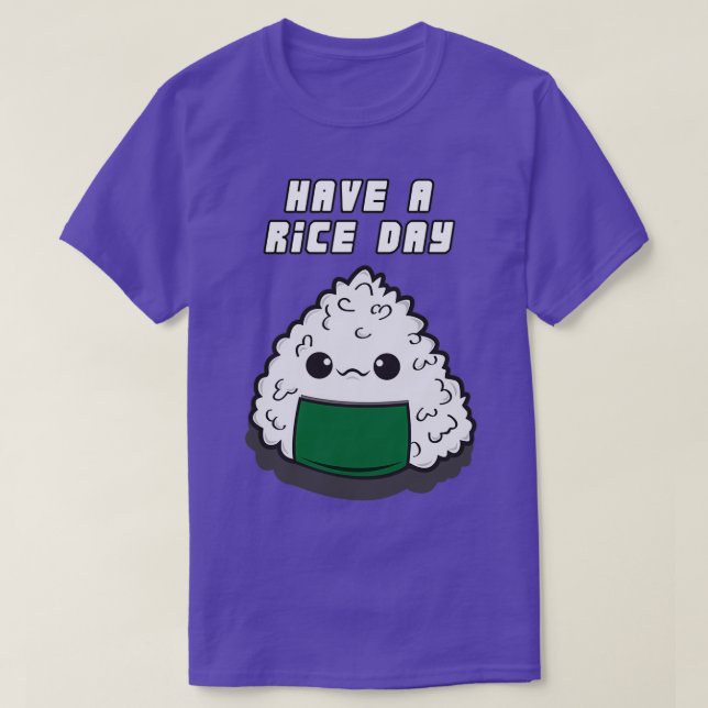 T-shirt Prenez une journée de riz (Design devant)