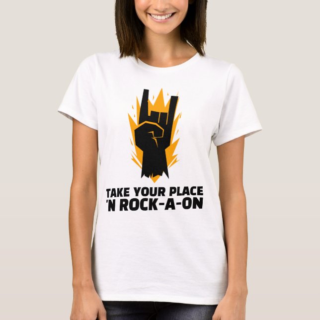 T-shirt Prenez votre place ‘N Rock-A-o-N 3 (Devant)