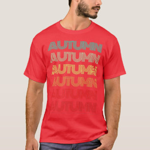 T-shirt Prénom AUTUMN Girl Retro Personnalisé Super 6