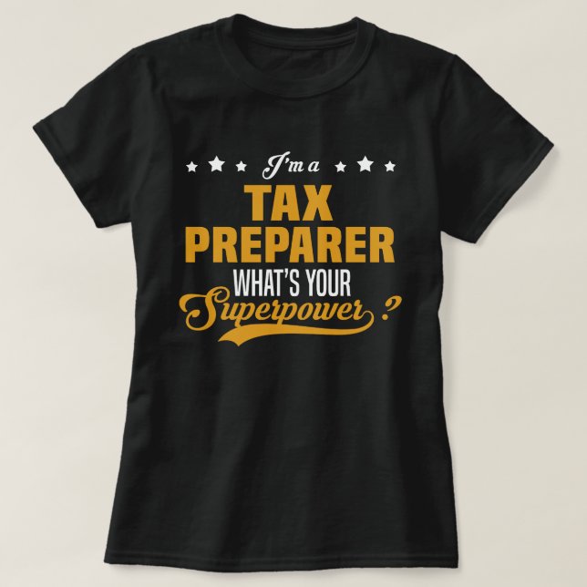 T-shirt Préparateur fiscal (Design devant)