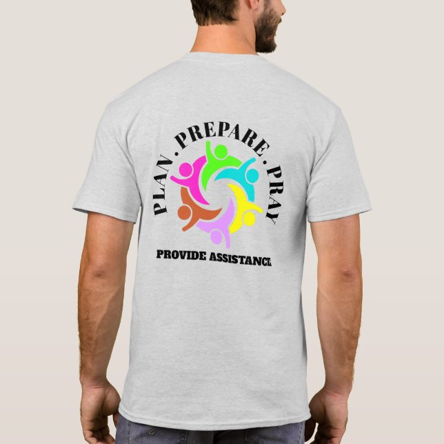 T-shirt Préparation aux catastrophes (Dos)