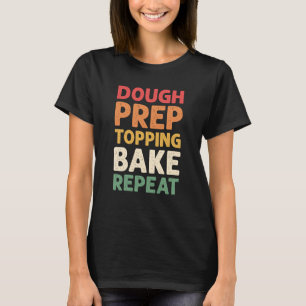 T-shirt Préparation de la pâte Ajout de la garniture Cuiss