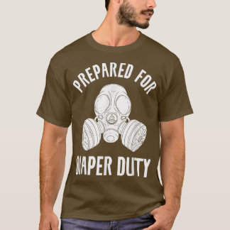 T-shirt Préparé Pour La Faire-part De Grossesse En Devoir