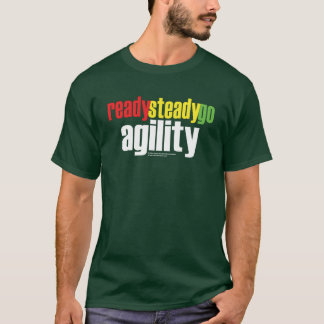 T-shirt Préparez, affermissez, allez agilité !