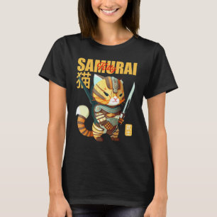 T-shirt Préparez-vous à bondir Samouraï Kitty s'empare de 