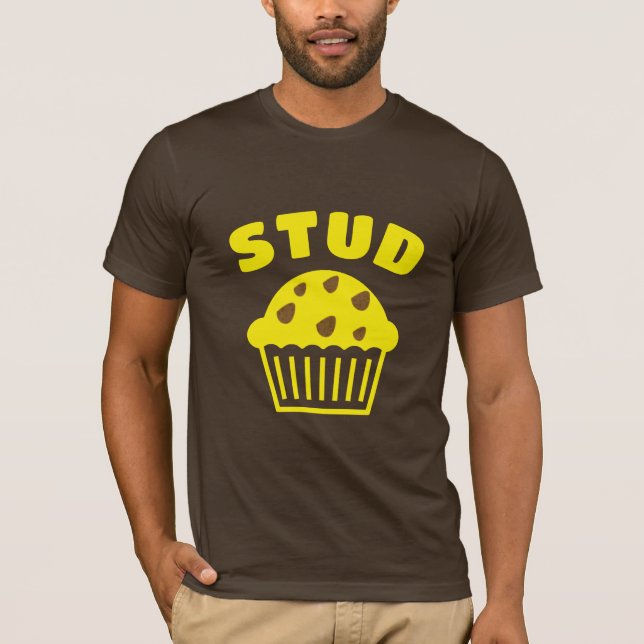 T-shirt Préparez-vous à impressionner, Macho Hommes Stud C (Devant)
