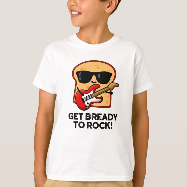 T-shirt Préparez-Vous À Rocher Funny Rocker Pun Pain Fil (Devant)