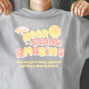T-shirt Preppy continue à être extraordinaire slogan smili