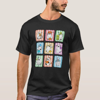 T-shirt Preppy Ghost Lecture Livres Enseignant Halloween L