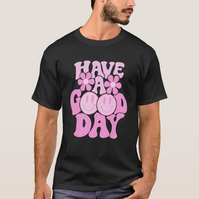 T-shirt Preppy     Have A Good Day Smile Face Aesthetic Tr (Devant)