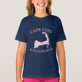 T-shirt Preppy Pink Striped Cape Cod Girl