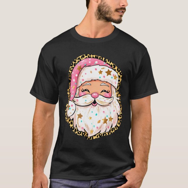 T-shirt Preppy Santa - Christmas - Funny Christmas - Happy (Devant)