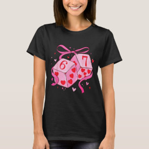 T-shirt Preppy Six Seven Saint-Valentin 6 7 Mème Drôle Coq