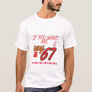 T-shirt Preppy Six Seven Valentine PNG, Dice 6 7 Clipart.