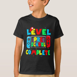 T-shirt Préscolaire Terminé Dernier Jour De L'École Vidéo