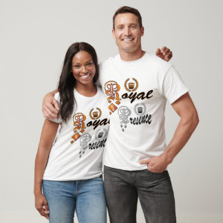 T-shirt Présence royale (texte)
