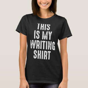 T-shirt Présent Pour Les Auteurs Et Les Écrivains Voici Mo