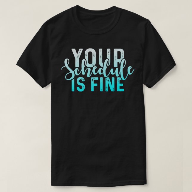 T-shirt Présentations pour un conseiller scolaire amusant  (Design devant)