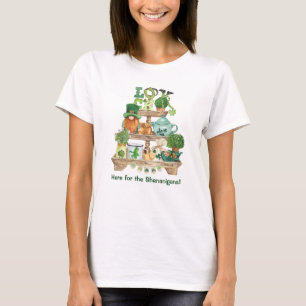 T-shirt Présentoir à bibelots irlandais amusant personnali