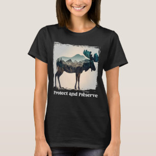 T-shirt Préserver et protéger la moo rétro du parc nationa