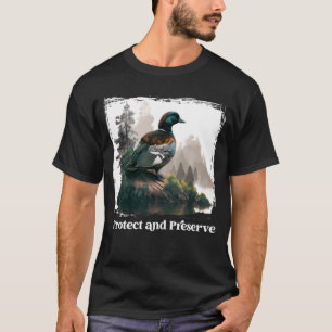 T-shirt Préserver et protéger le duc d'oie du parc nationa