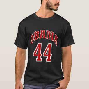 T-shirt Président Barack Obama 44 Chemise Faux Jersey 44e