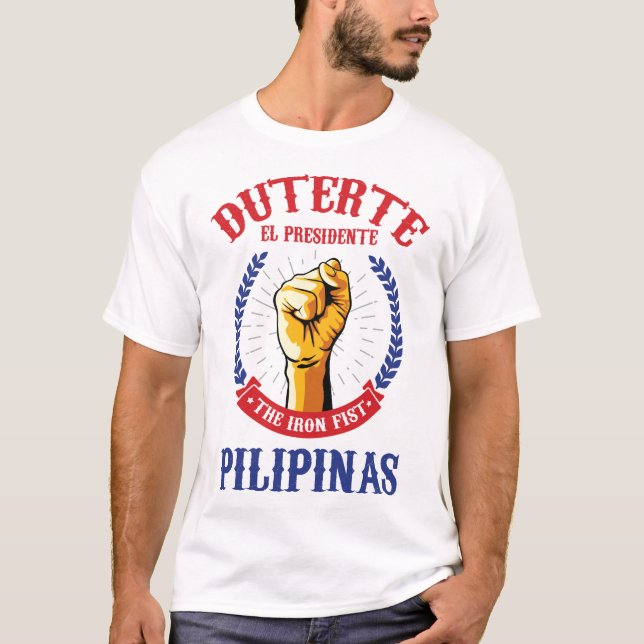 T-shirt Président de Duterte Philippine (Devant)