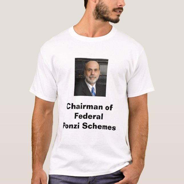 T-shirt Président des plans fédéraux de Ponzi (Devant)