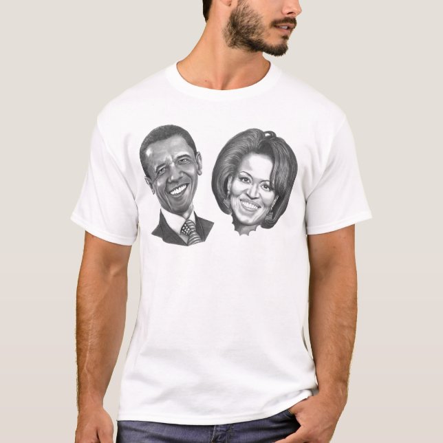 T-shirt Président et première Madame (Devant)
