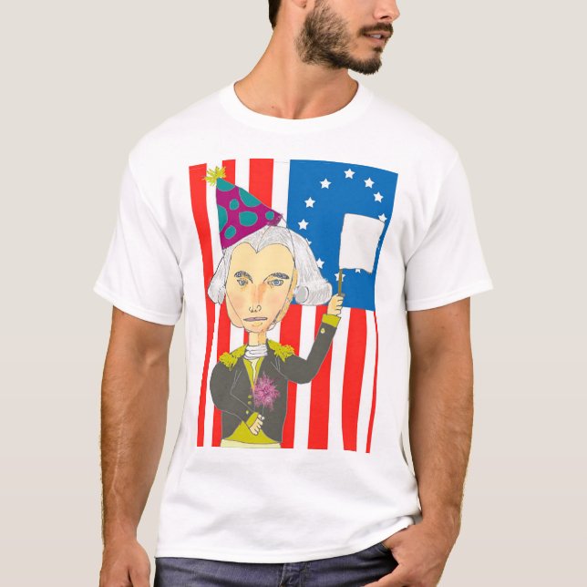 T-shirt Président George Washington (Devant)