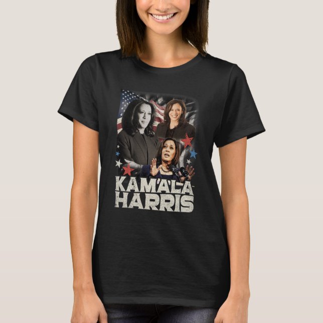T-shirt Président Kamala Harris Nous ne reviendrons pas 20 (Devant)