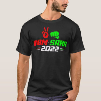 T-shirt Président Peace Red BBM Sara Bong Bong Marcos 2022