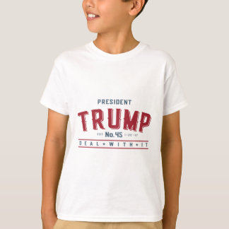 T-shirt Président Trump 45 Faites Avec 