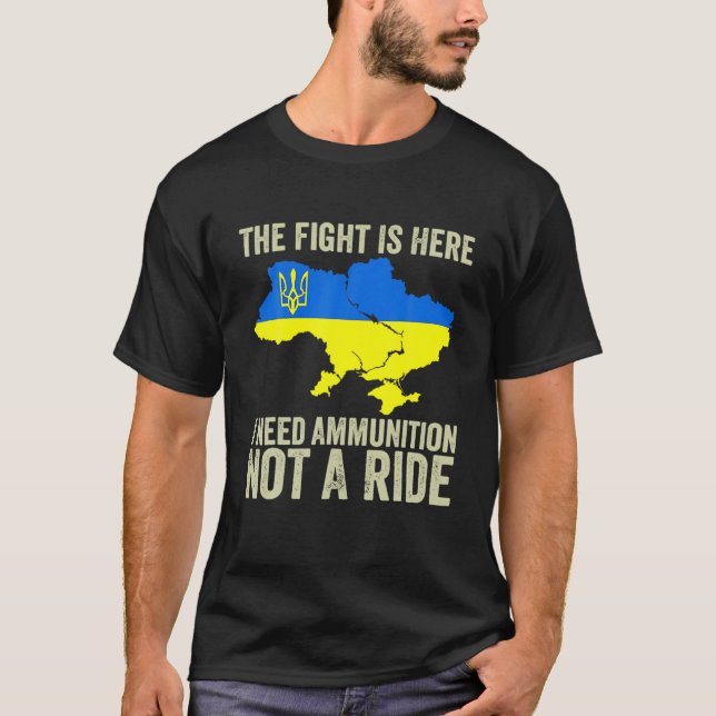 T-shirt Président Z Ele Nsky J'Ai Besoin D'Am Mun Ition Pa (Devant)