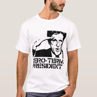 T-shirt Président zéro de terme
