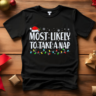 T-SHIRT PRESQUE À PRENDRE UN PAN NOËL FUNNY