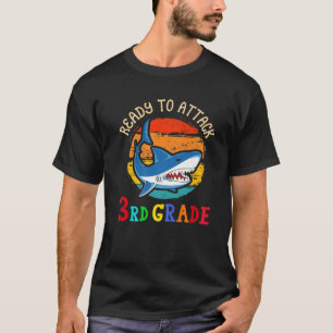 T-shirt Prêt À Attaquer Le Requin De 3E Année Première