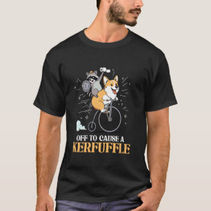 T-shirt Prêt à causer une agitation Drôle d'animal Chien C