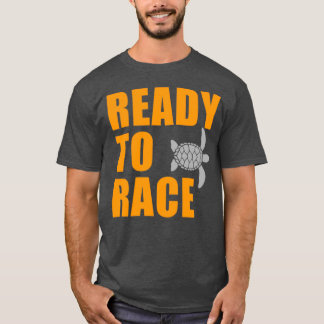 T-shirt Prêt à courir Équipe Turtle Racing Drôle Turtle Lo
