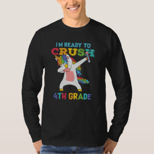 T-shirt Prêt à déchirer en 4e année Licorne de rentrée sco
