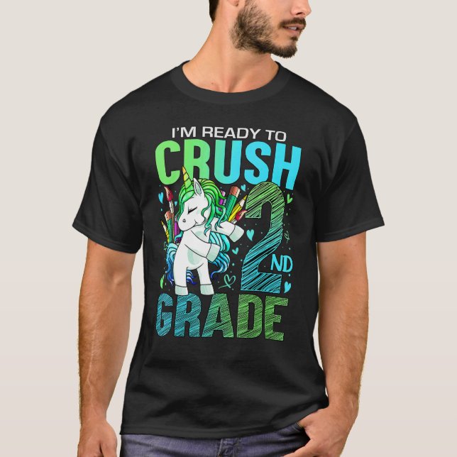 T-shirt Prêt À Écraser La Deuxième Année De Retour À L'Éco (Devant)