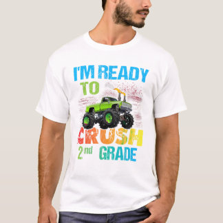 T-shirt Prêt à écraser le monstre de 2e année